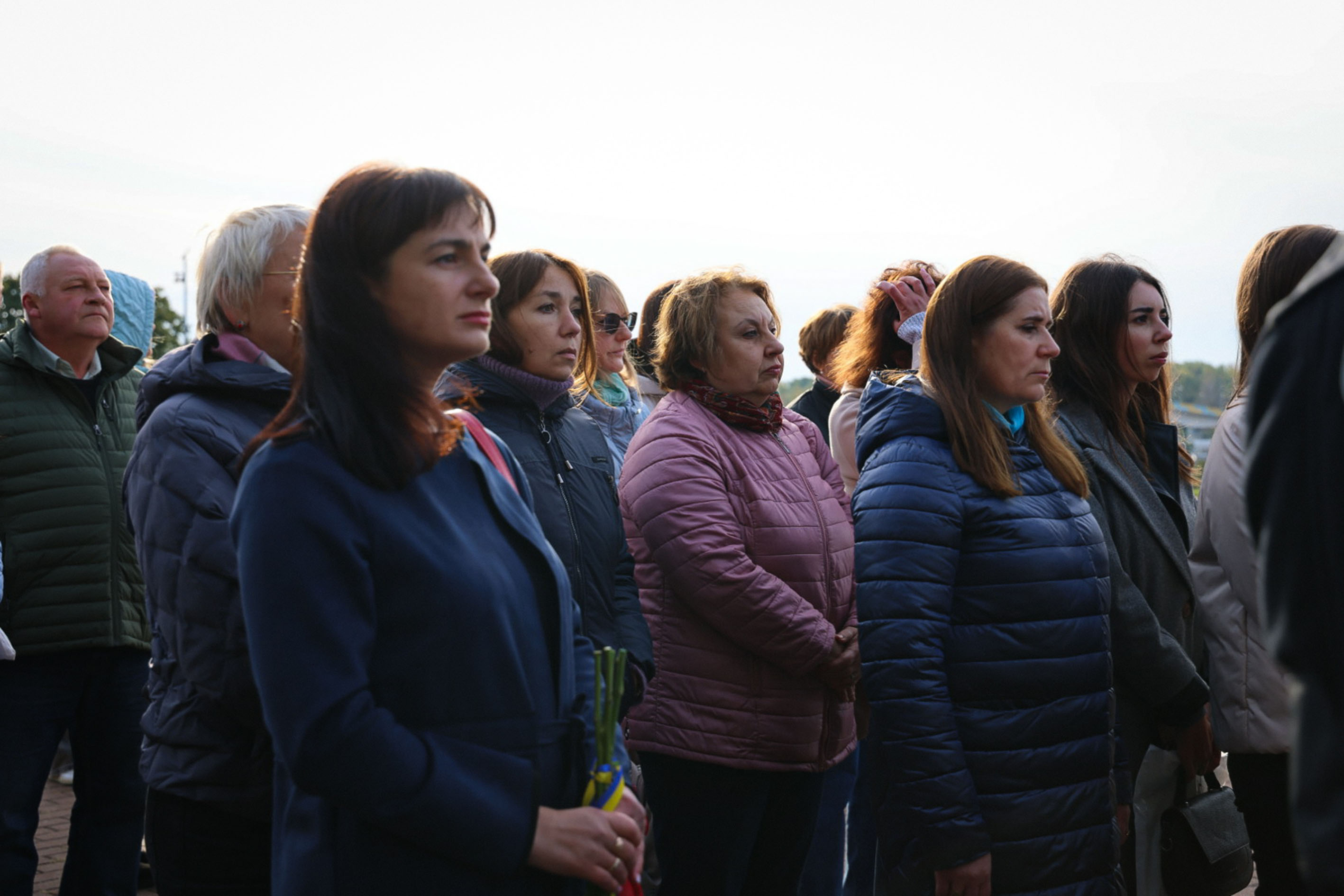 Покладання квітів біля Меморіального знаку до Дня захисників і захисниць