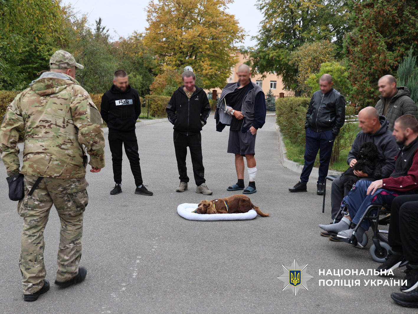 В Чернігові провели сеанс емоційної підтримки для поранених захисників, які проходять реабілітацію у відомчій медустанові