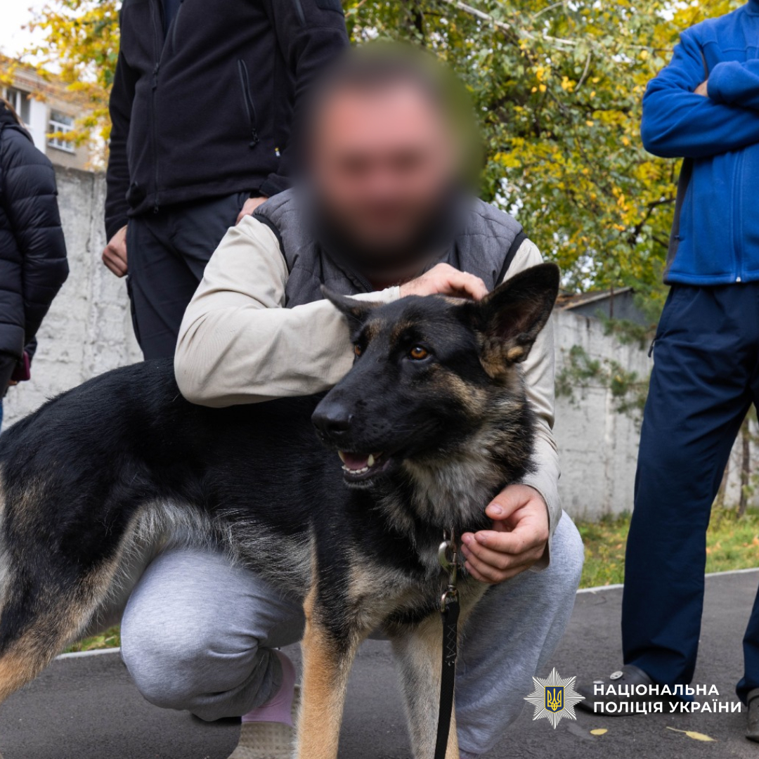 Психологи та кінологи поліції Харківщини провели сеанс каністерапії для поранених