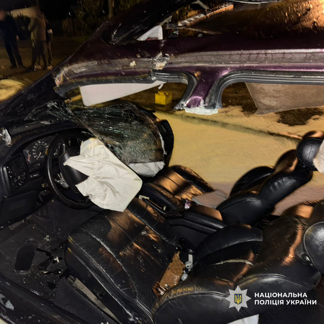 Поліція з’ясовує обставини аварії з трьома постраждалими у Харкові