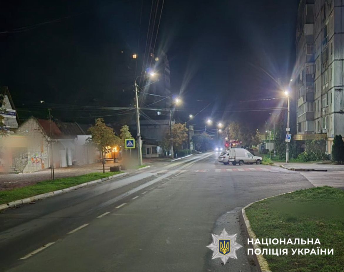 На фото зображено місце події, де вілбулась ДТП.