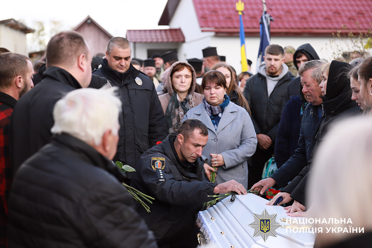 Колеги прощаються з полеглим Героєм
