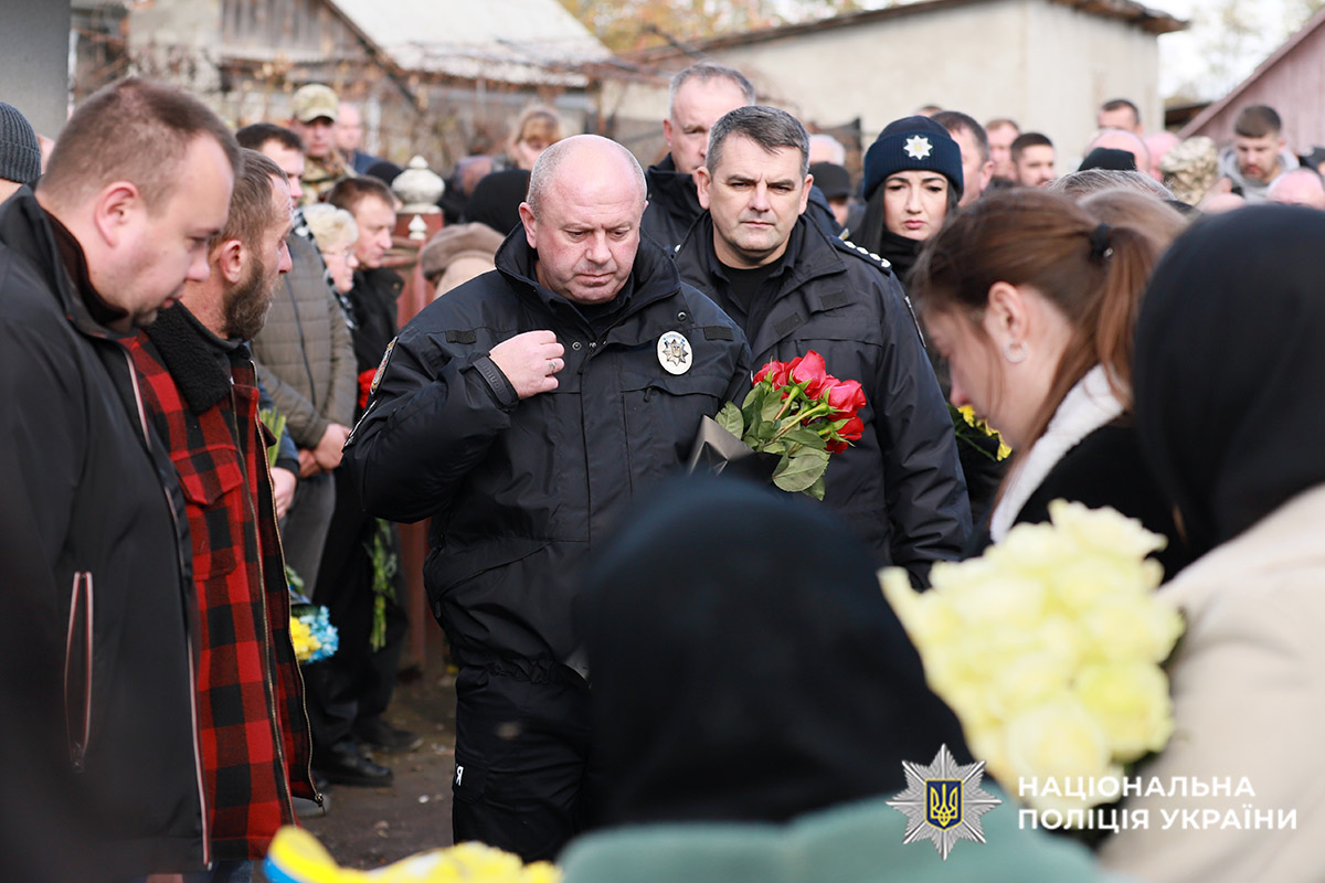 Колеги прощаються з полеглим Героєм