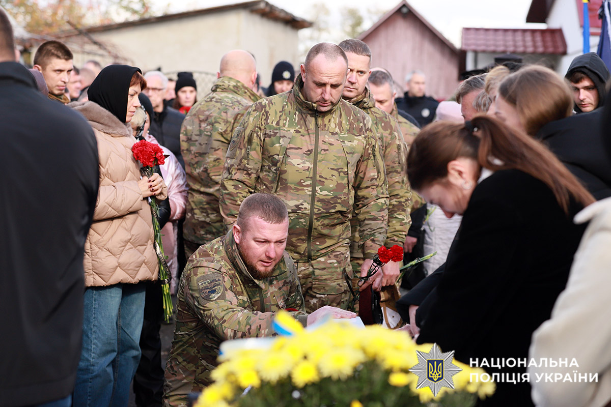 Колеги прощаються з полеглим Героєм