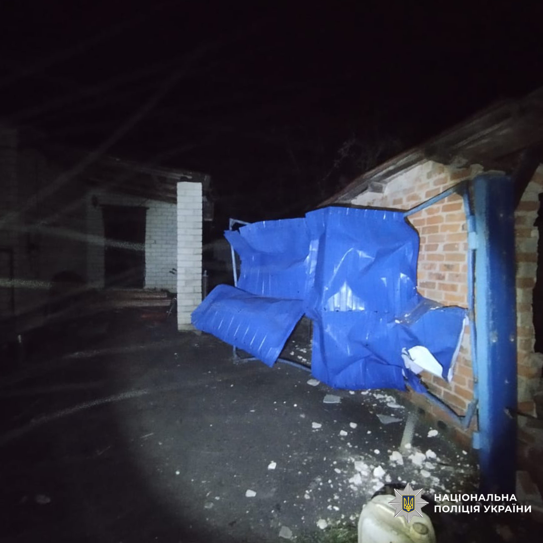 Поліцейські задокументували наслідки ворожих ударів по Харківщині