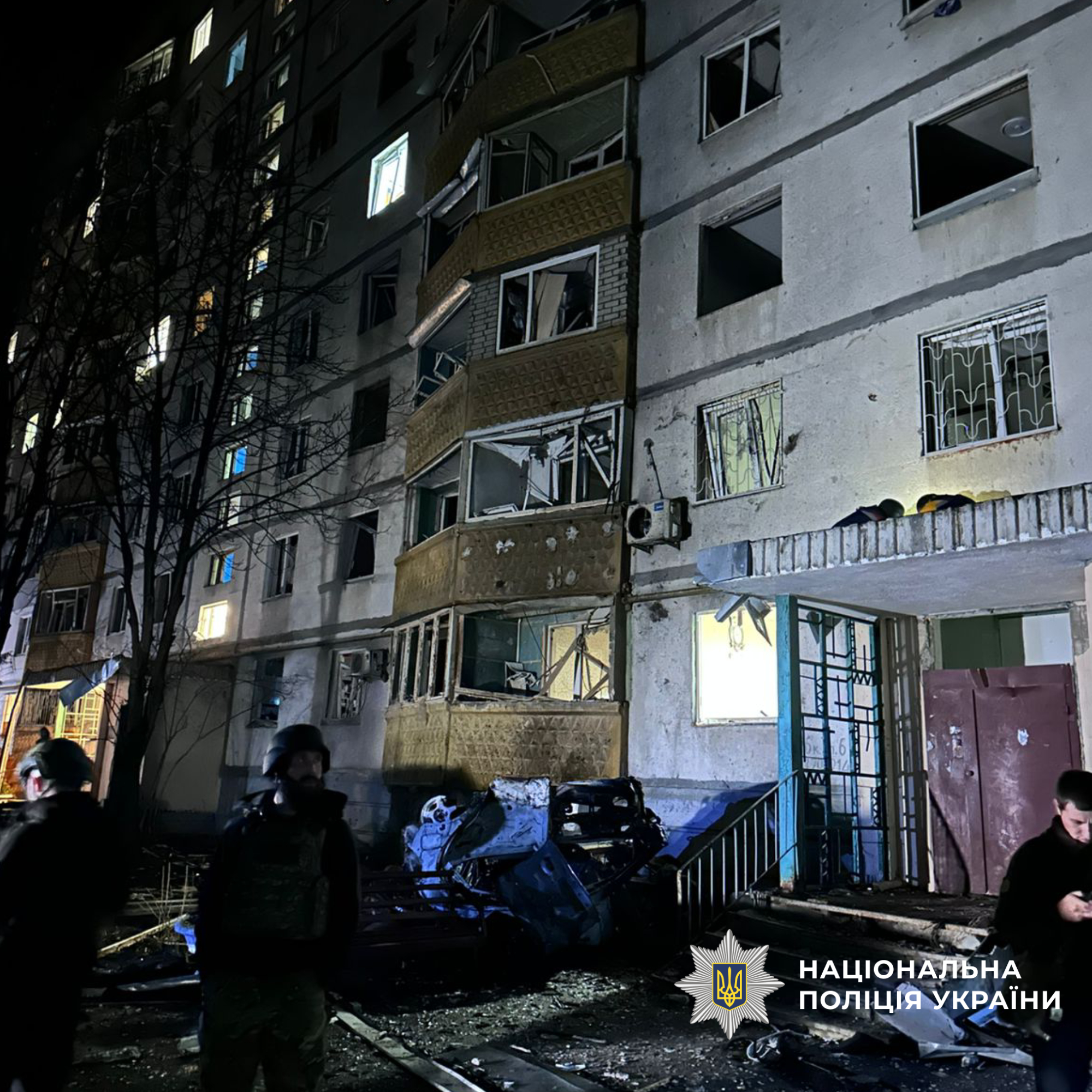 Житловий будинок після обстрілу