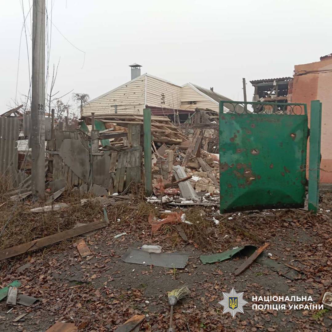 Поліцейські документують наслідки ворожих обстрілів Харківщини