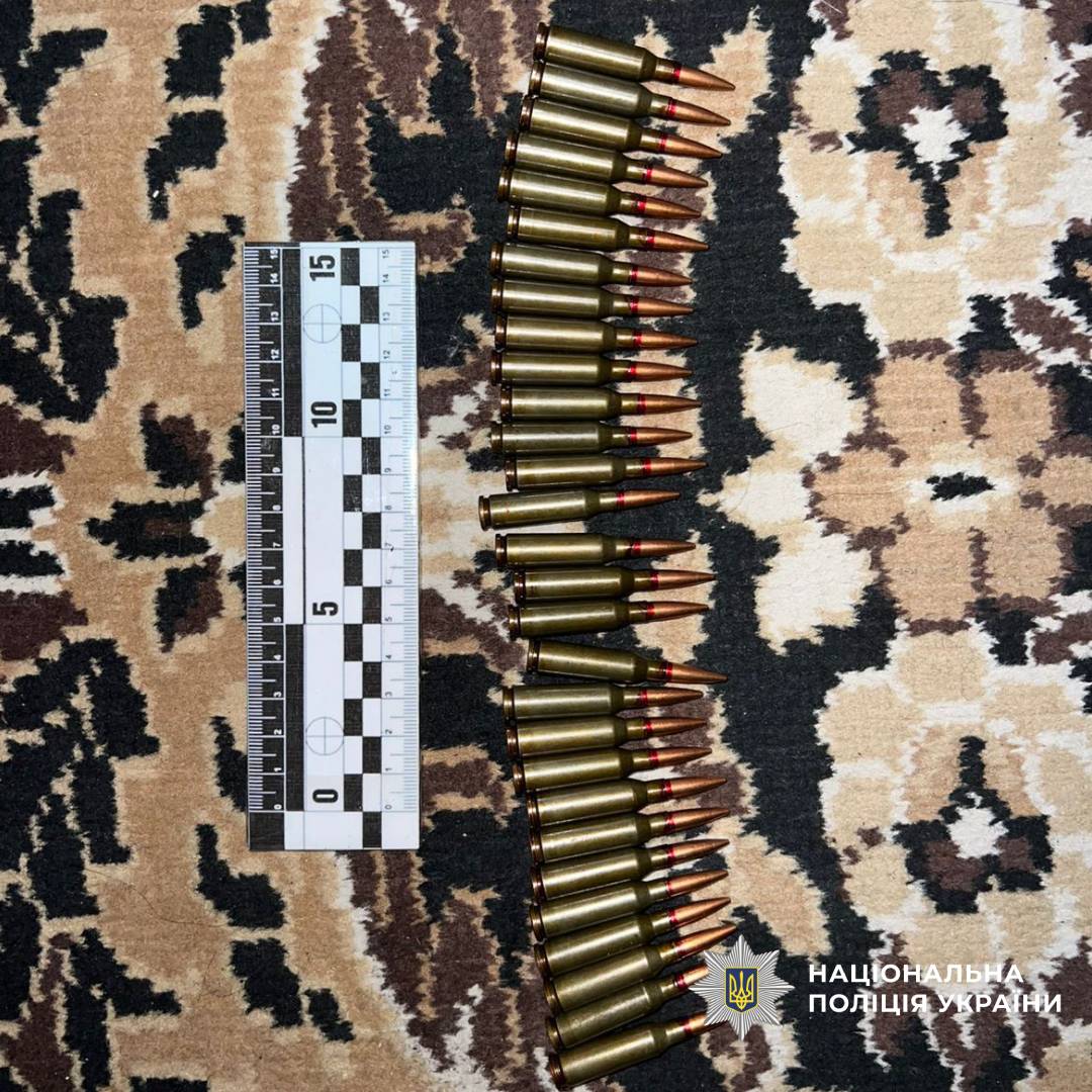 Поліцейські виявили арсенал зброї під час санкціонованого обшуку у мешканця Слобідського району