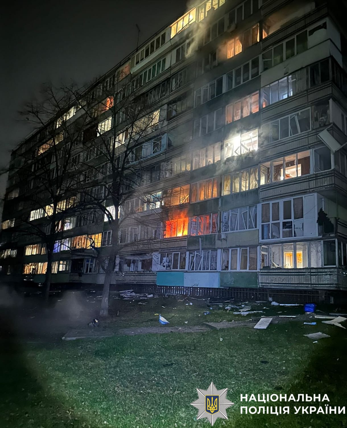 На фото пошкоджений будинок внаслідок атаки.