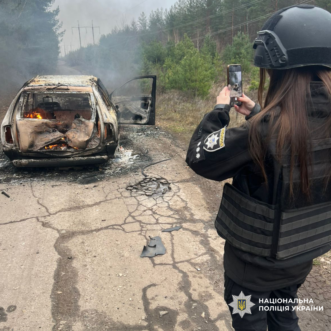Через ворожі удари по Харківщині постраждав чоловік: поліція задокументувала воєнні злочини рф