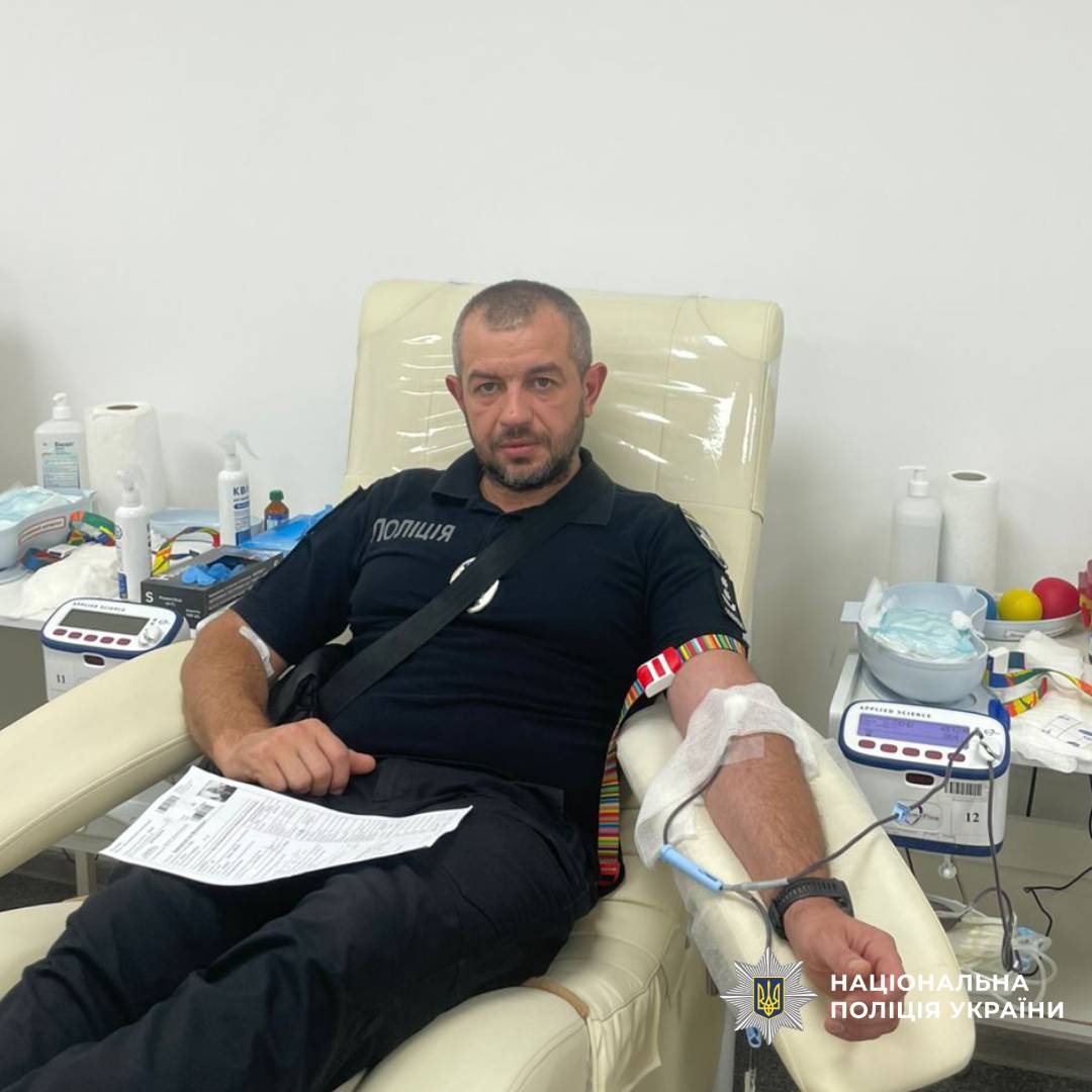 Поліцейські Харківського РУП № 3 активно долучаються до донорського руху