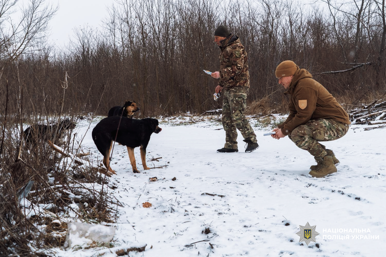 Спецпідрозділ поліції «Білий Янгол» здійснив евакуацію двох цивільних осіб із території активних бойових дій Дергачівської громади
