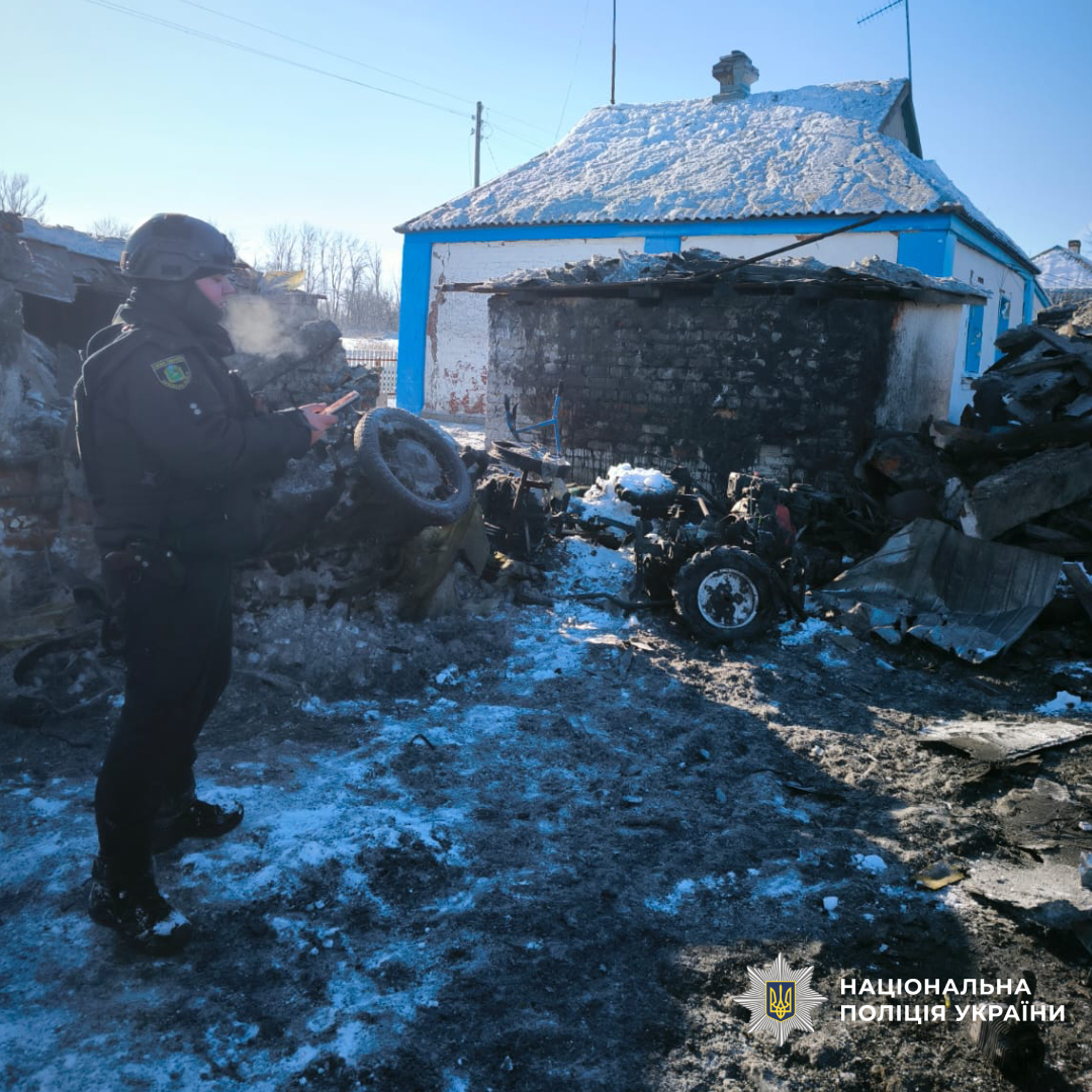 поліцейські документують наслідки воєнних злочинів загарбників на Харківщині