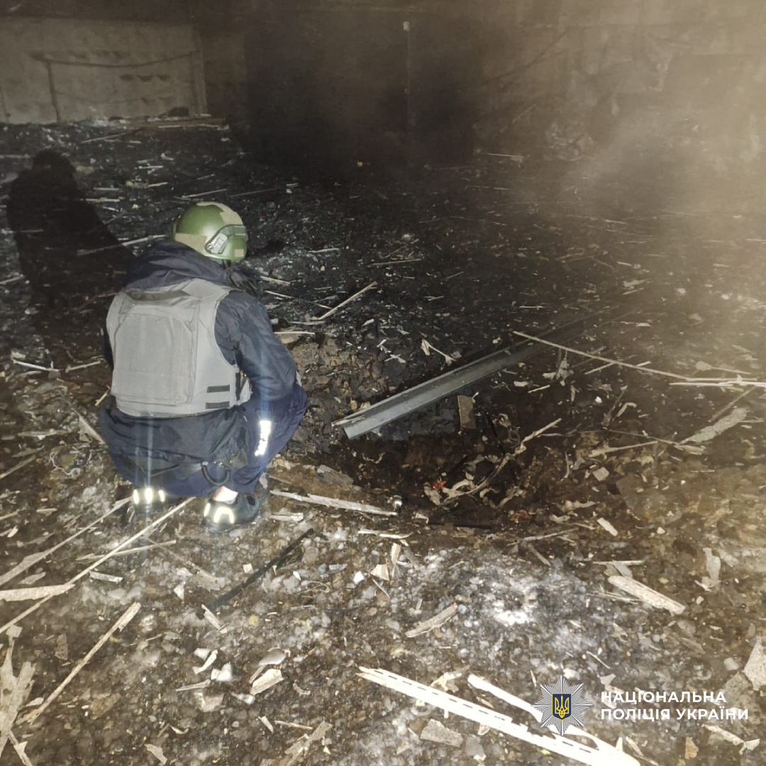поліція задокументувала наслідки ворожих обстрілів