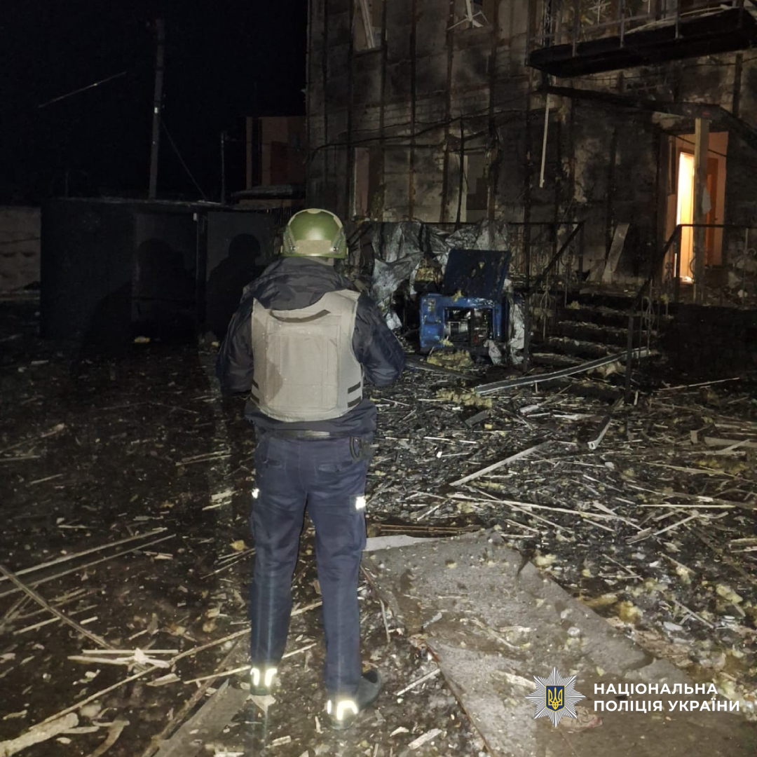 поліція задокументувала наслідки ворожих обстрілів