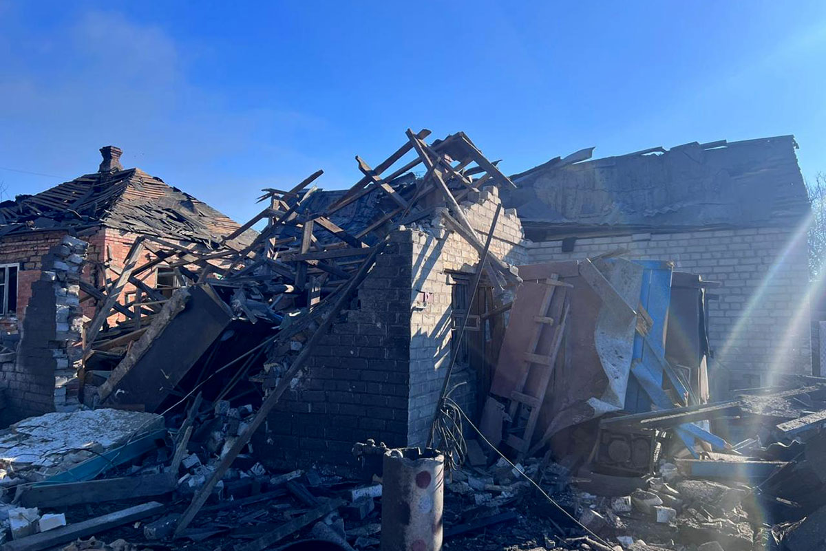 Зруйнований будинок