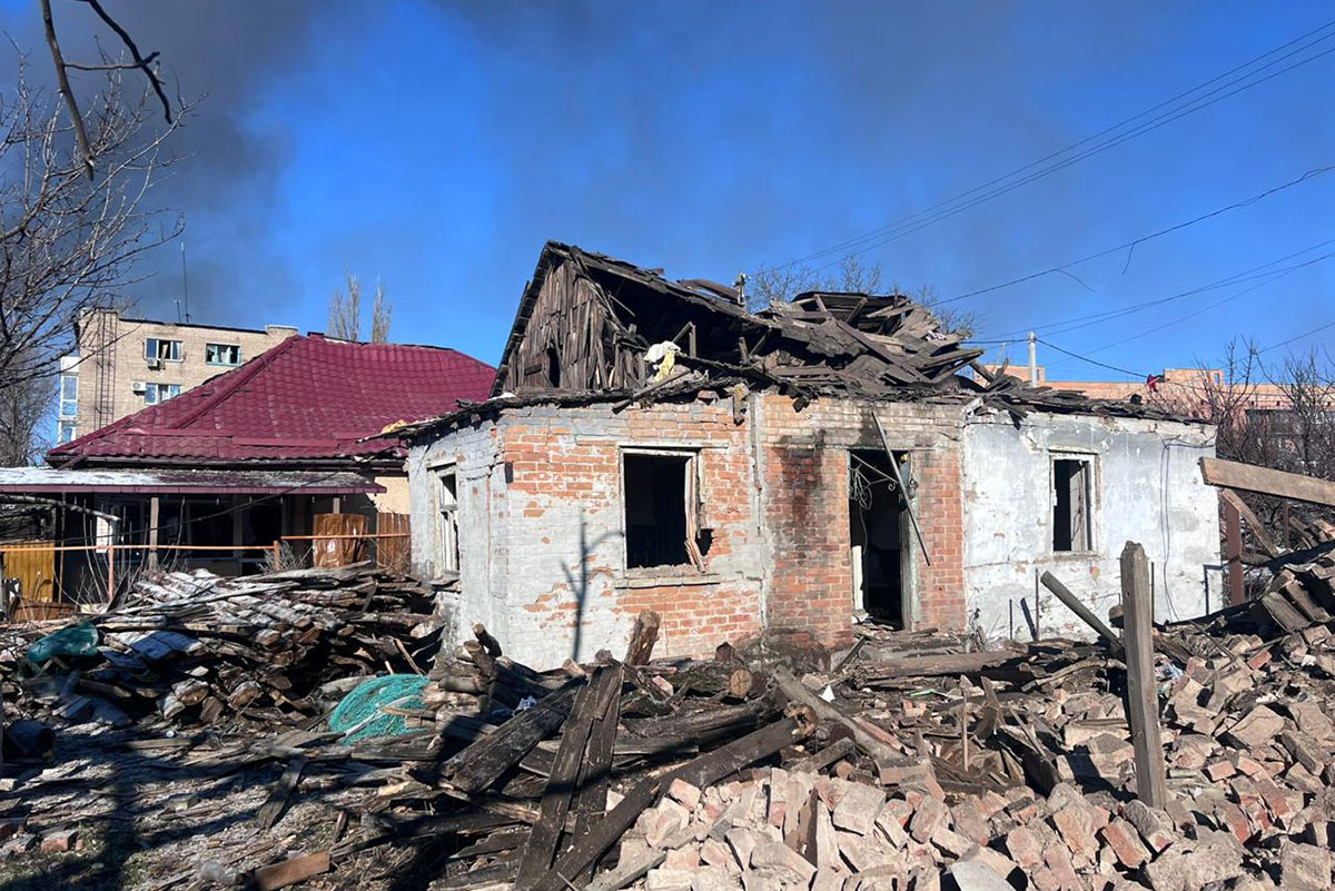 Зруйнований будинок