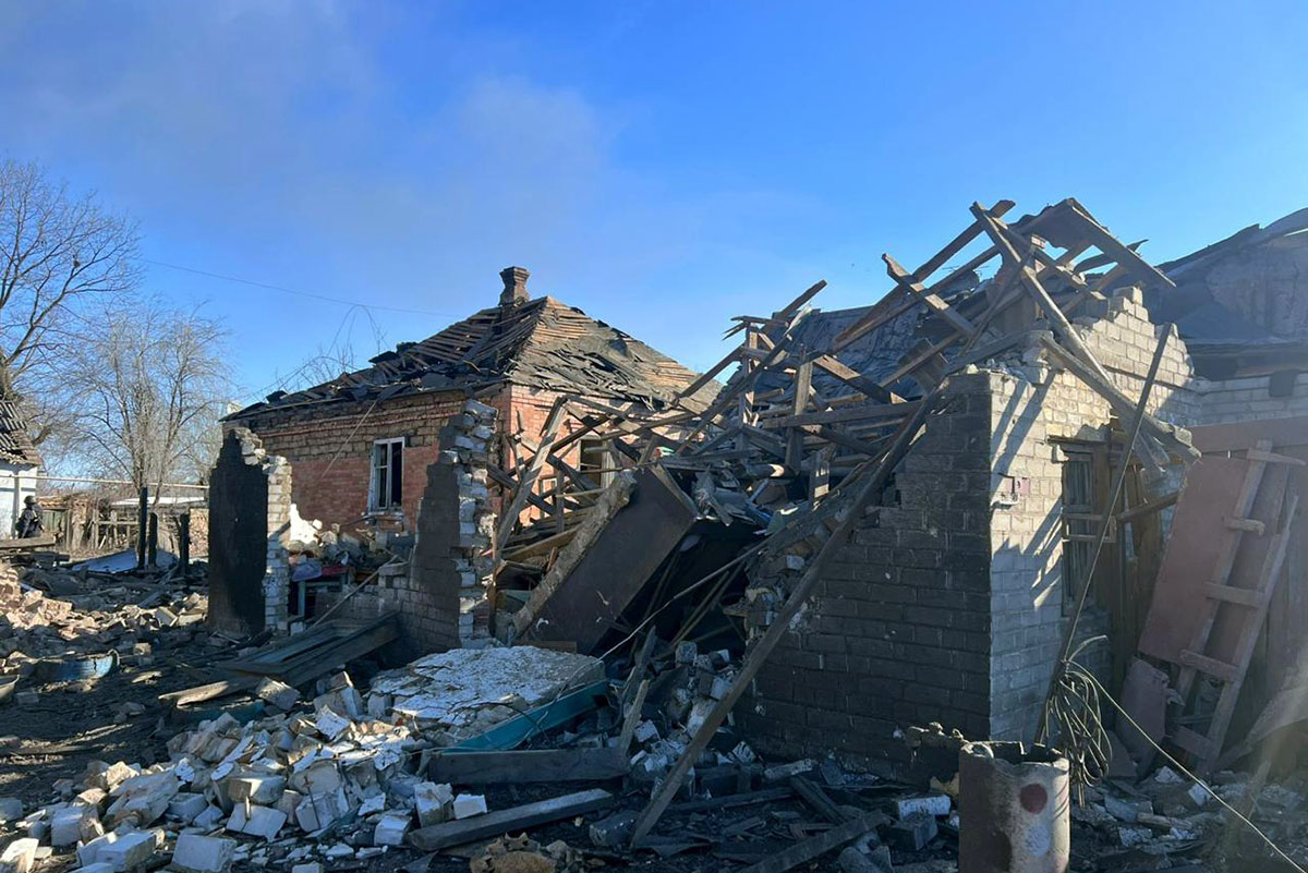 Зруйнований будинок