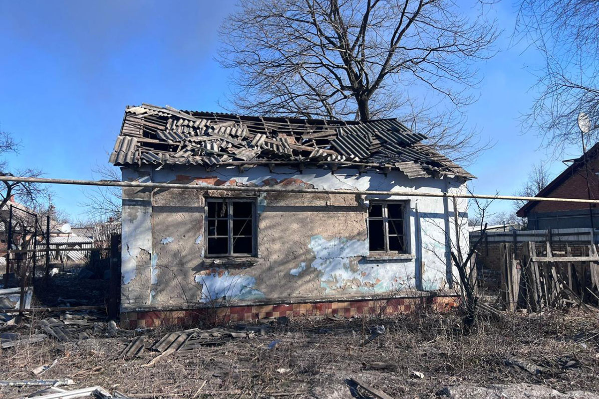 Зруйнований будинок