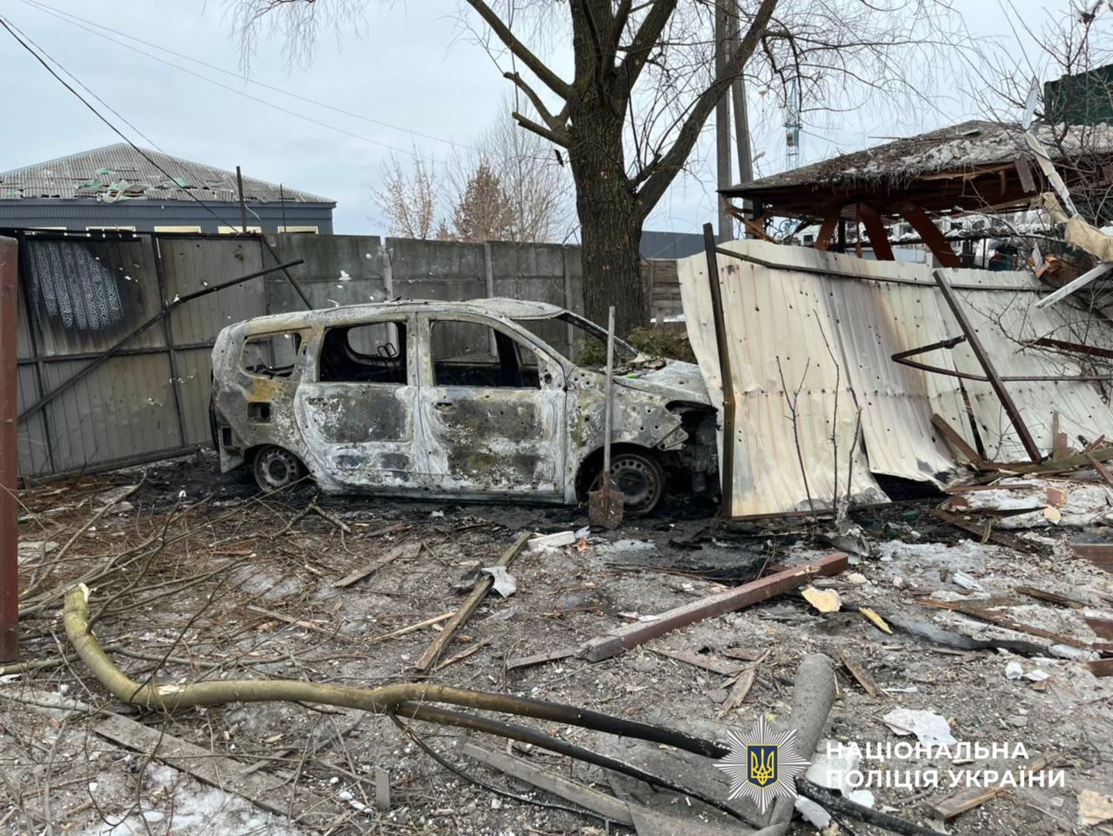 На фото зображене пошкоджене авто