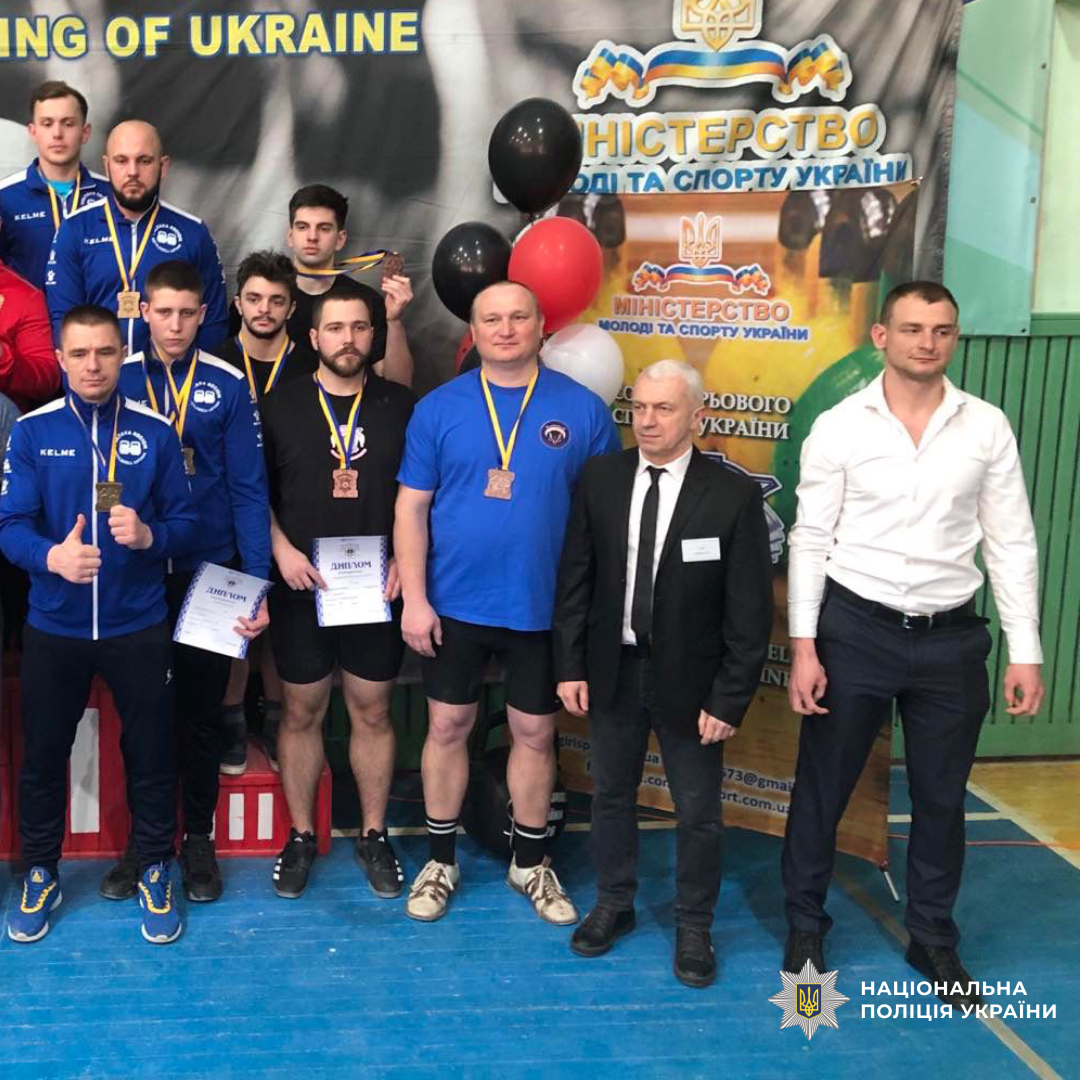 Поліцейські Харківщини здобули призові місця на чемпіонаті України з гирьового спорту