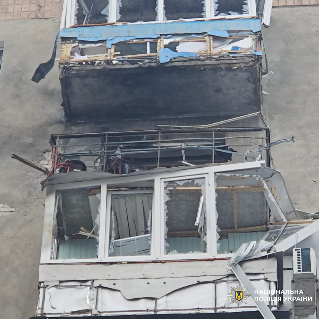 поліція задокументувала наслідки воєнного злочину