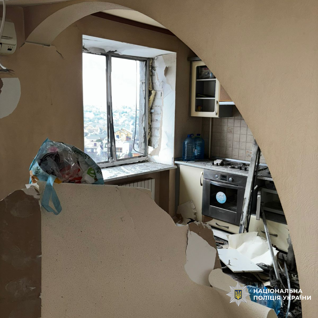 поліція задокументувала наслідки воєнного злочину
