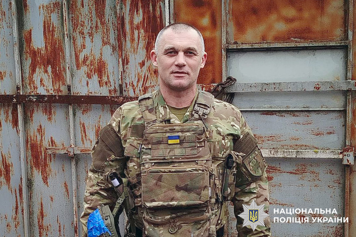 Старший сержант поліції Андрій Давидюк