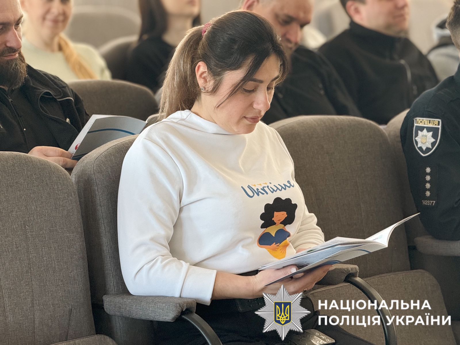 На фото учасниця заходу.