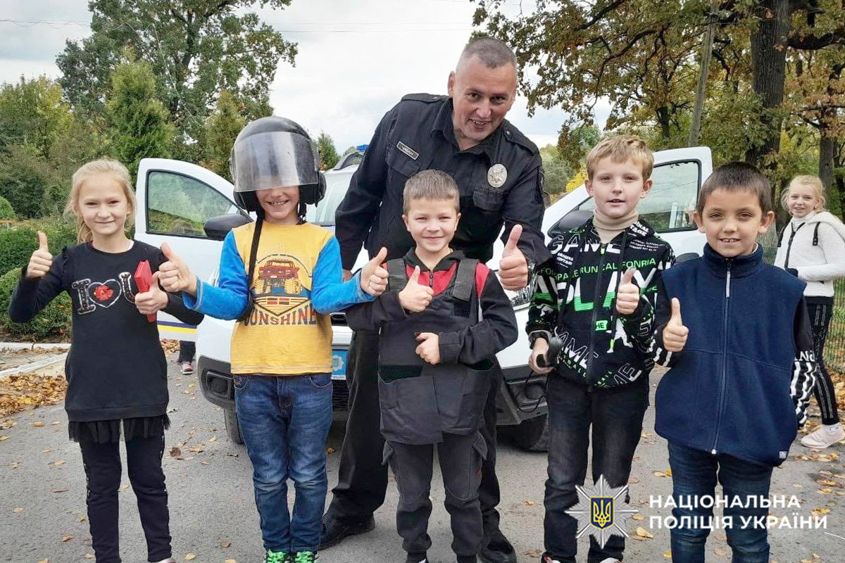 Володимир Чабан з школярами