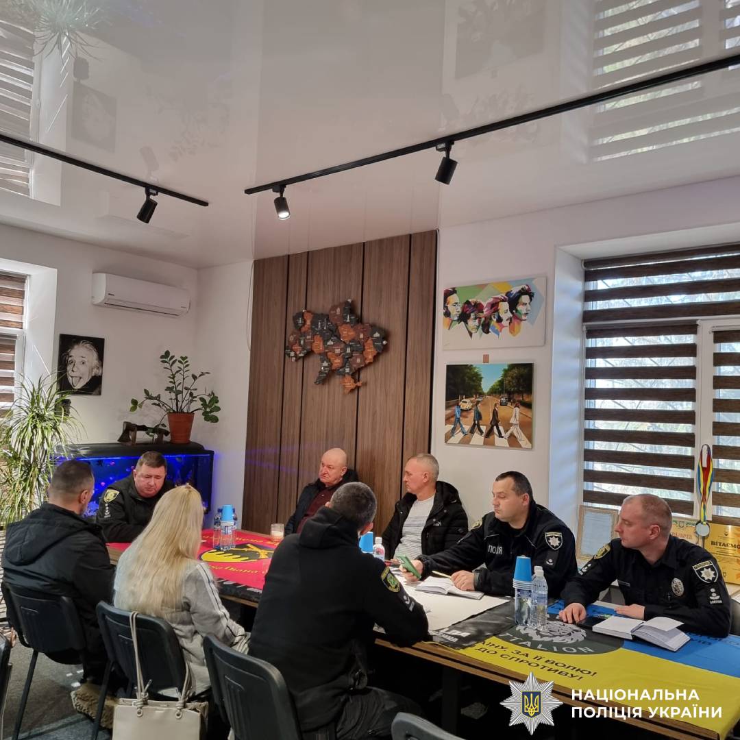 Поліція Чугуївщини посилює співпрацю з ветеранськими організаціями