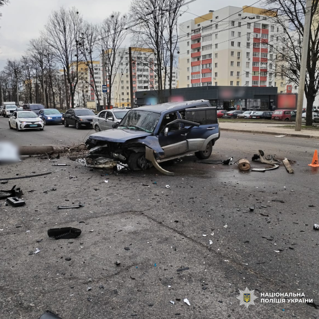 Поліція розслідує кримінальне провадження за фактом ДТП зі смертельними наслідками у Харкові