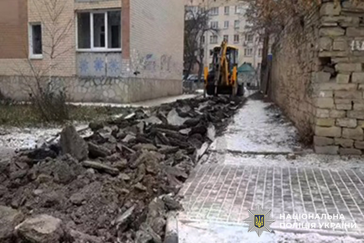 Місце, де клали бруківку