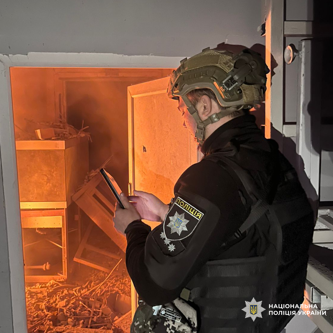 поліцейські Харківщини задокументували наслідки воєнних злочинів