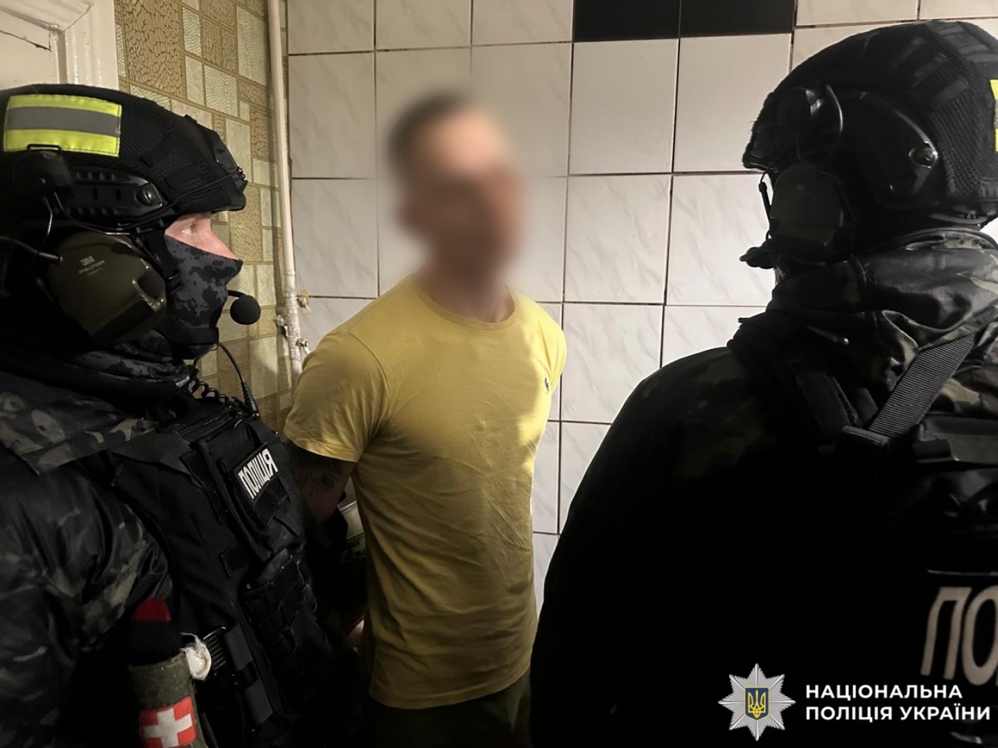 На фото зображений один із зловмисників