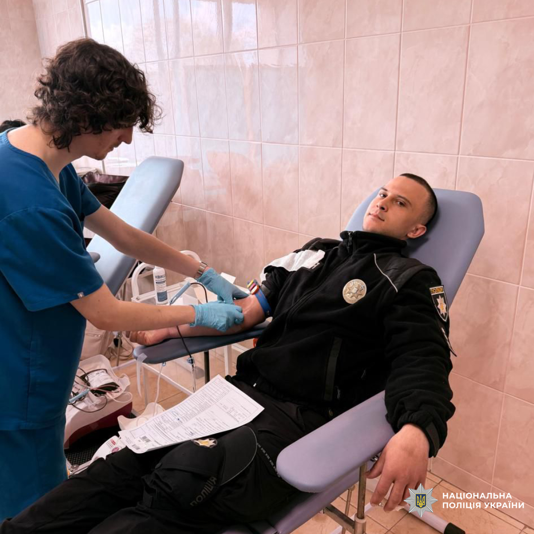 на Берестинщині правоохоронці долучилися до донорського руху