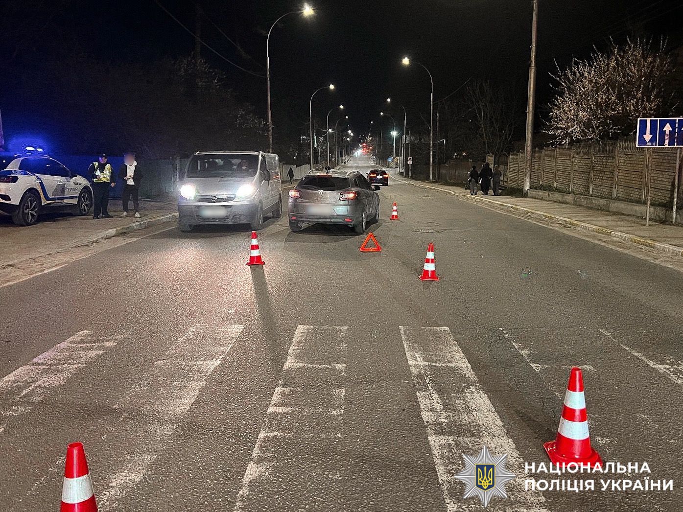 На фото зображено місце ДТП