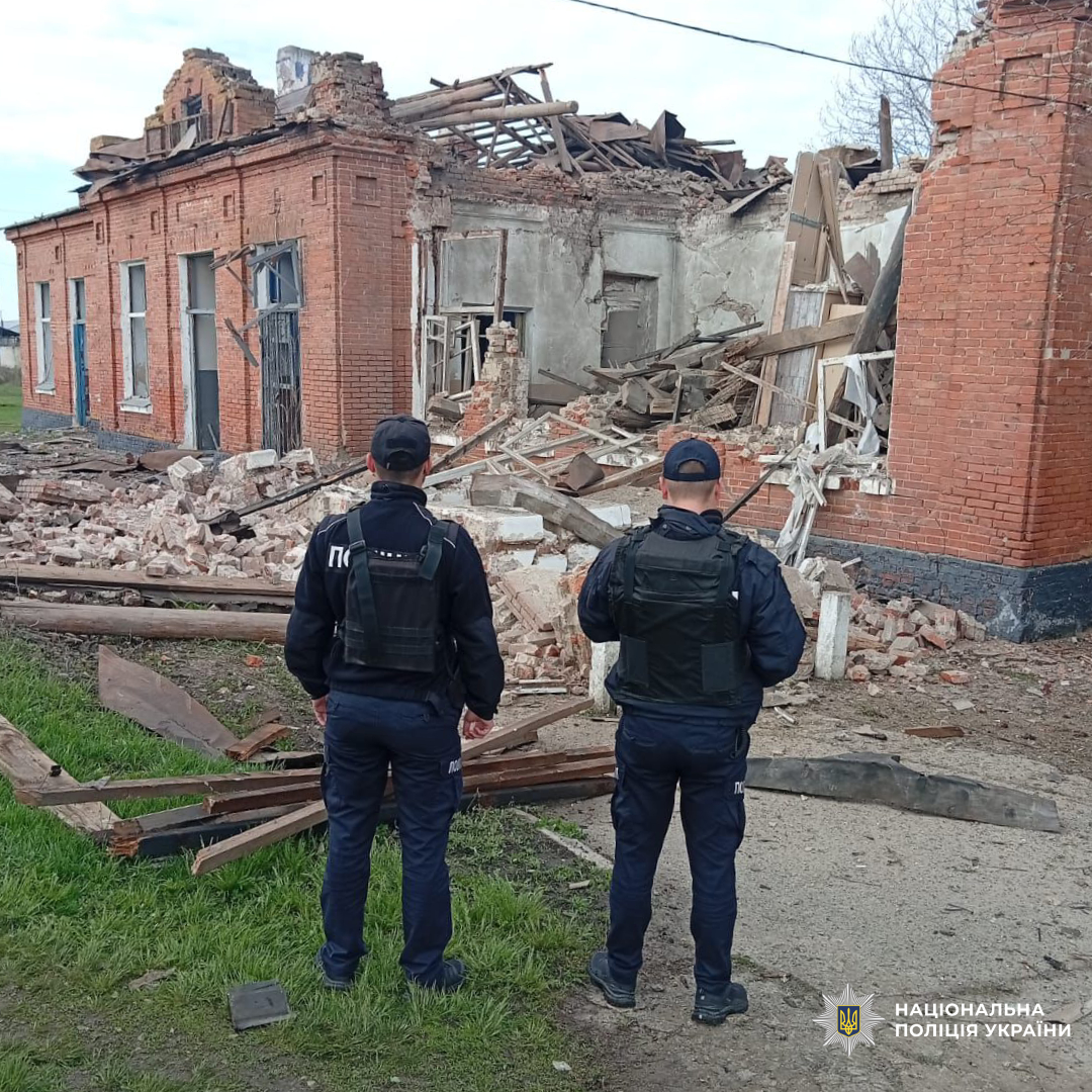 поліцейські задокументували наслідки воєнних злочинів