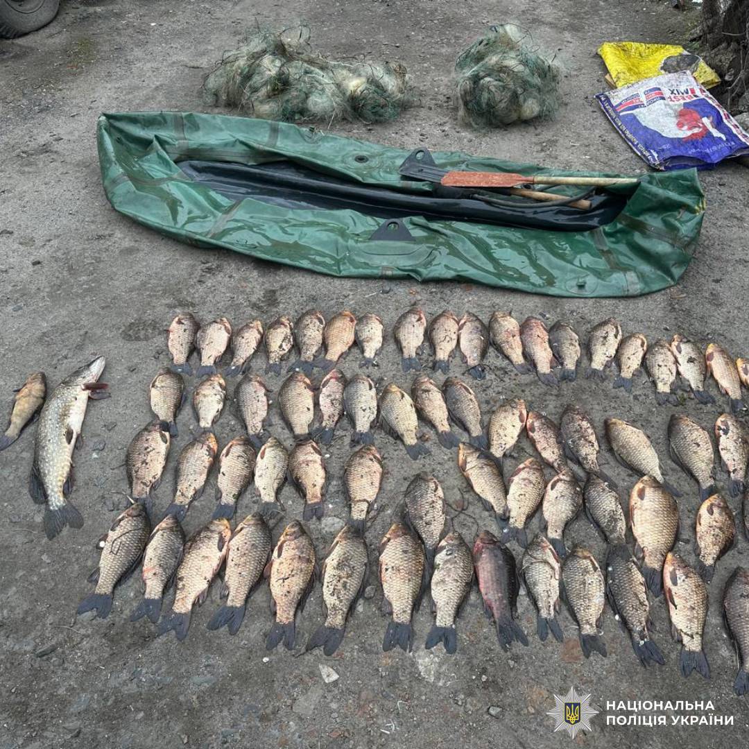 У Берестинському районі під час операції «Нерест» поліцейські викрили порушника правил рибальства