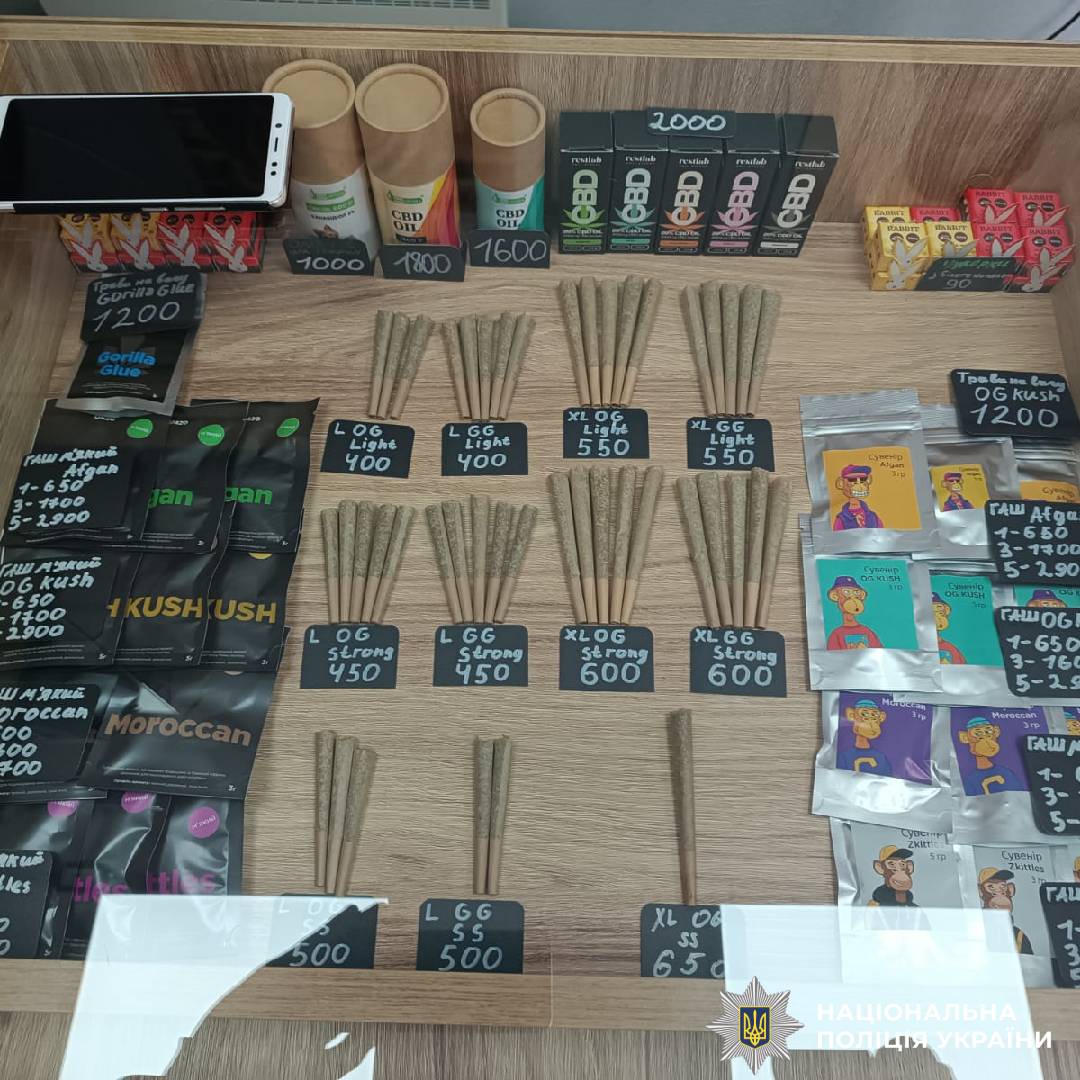 Харківські поліцейські викрили масштабну мережу збуту наркотиків під виглядом легальних товарів
