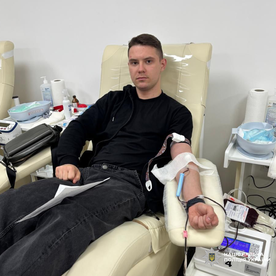 Поліцейські Харкова долучилися до донорства крові