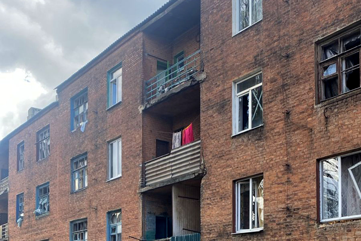 Пошкоджений будинок