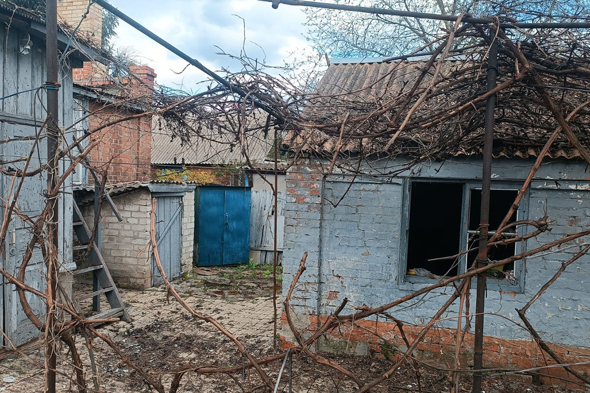 Пошкоджений будинок
