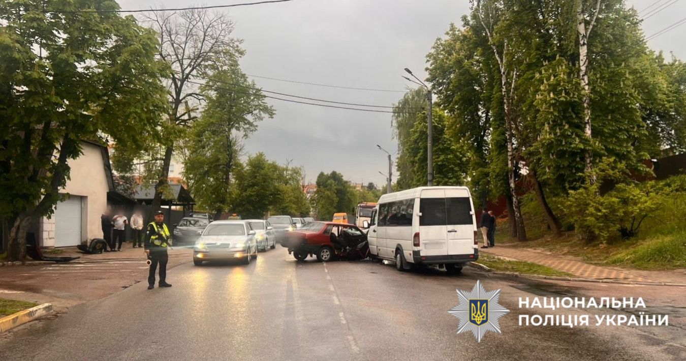 Фото дороги, де сталася дорожньо-транспортна пригода.