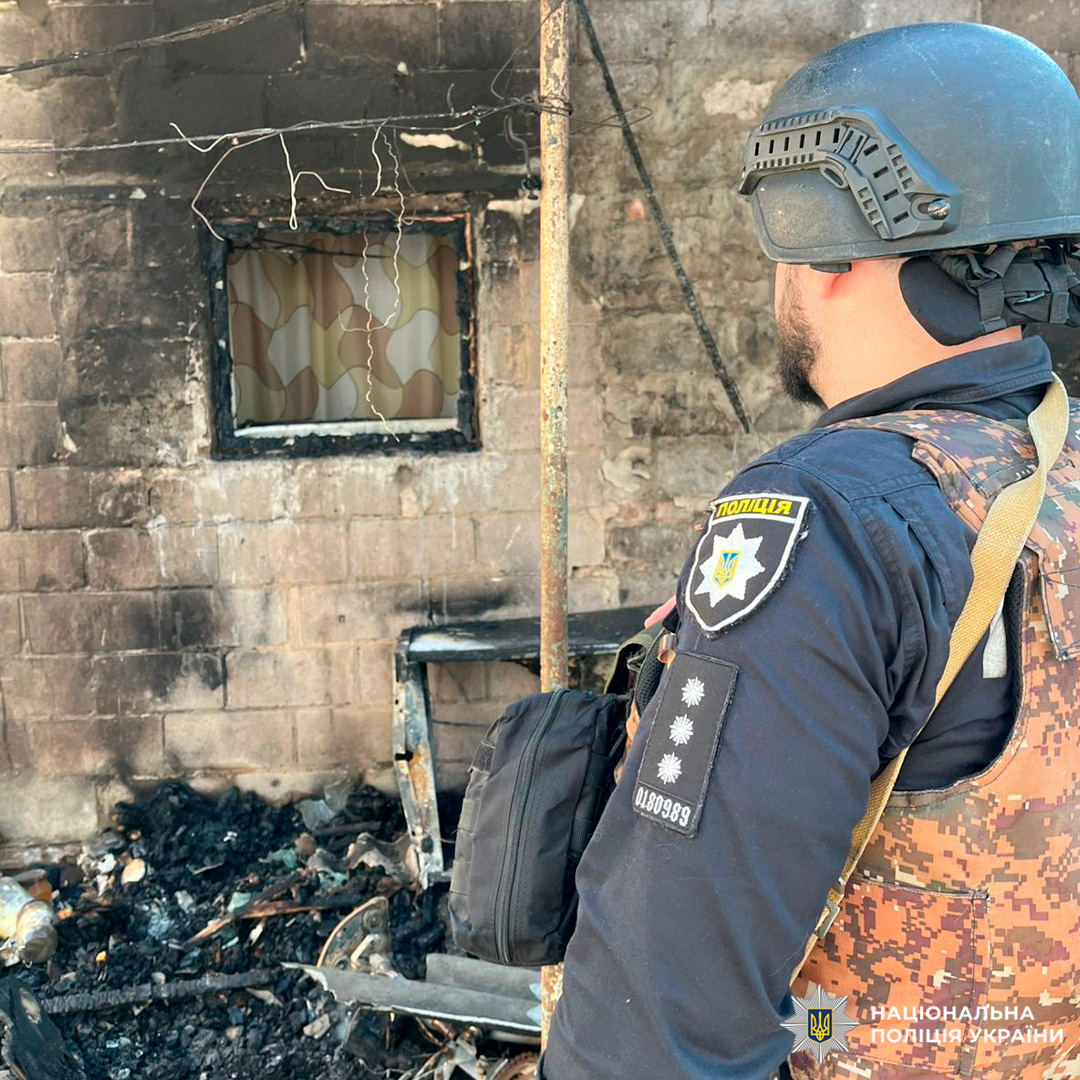 На Харківщині поліцейські задокументували наслідки воєнних злочинів