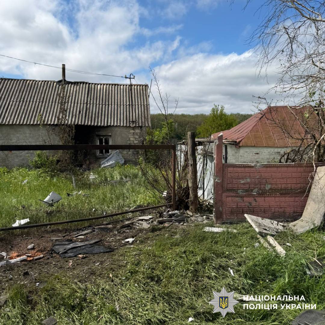 На фото наслідки ворожого обстрілу