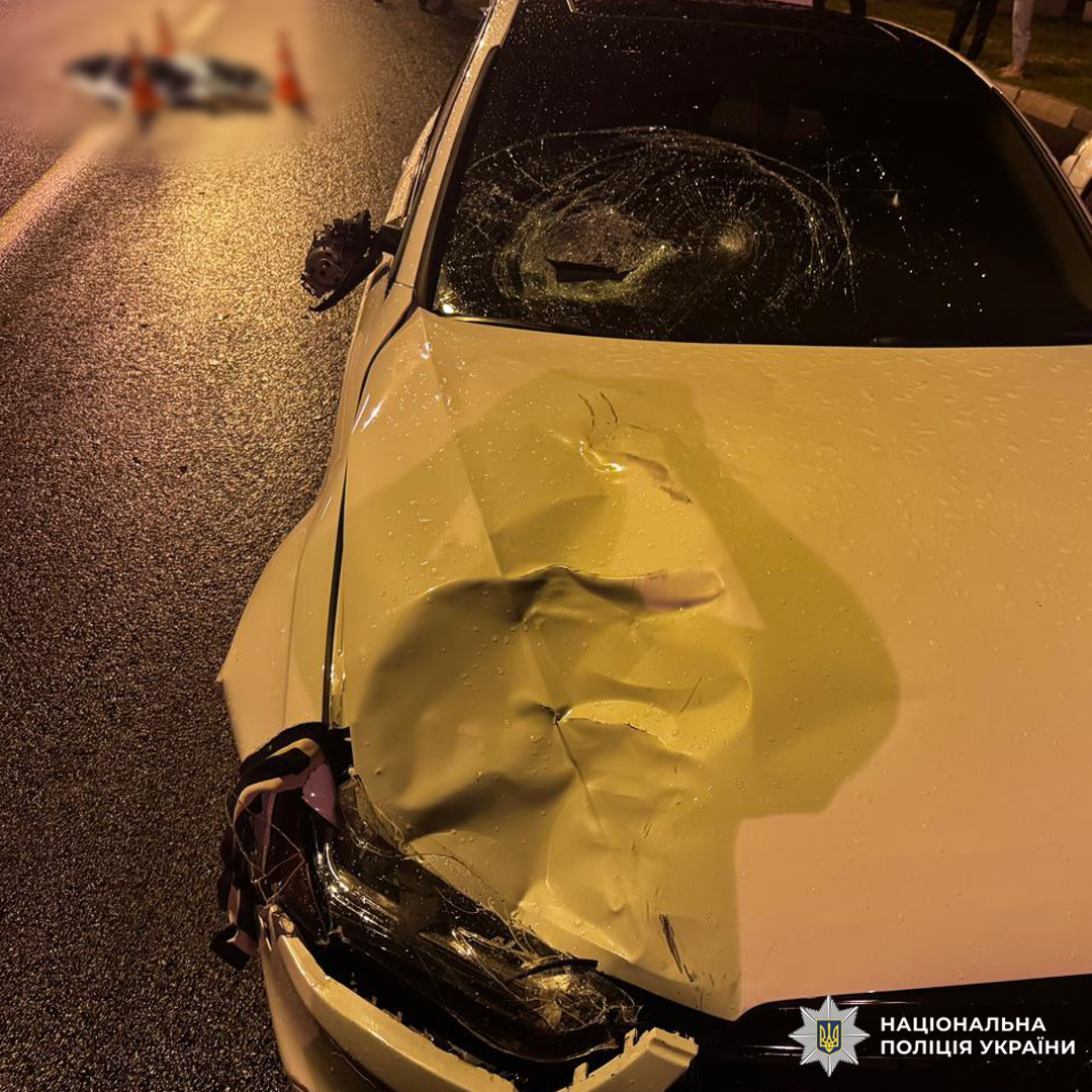 Поліція з’ясовує обставини дорожньо-транспортної пригоди в Немишлянському районі Харкова