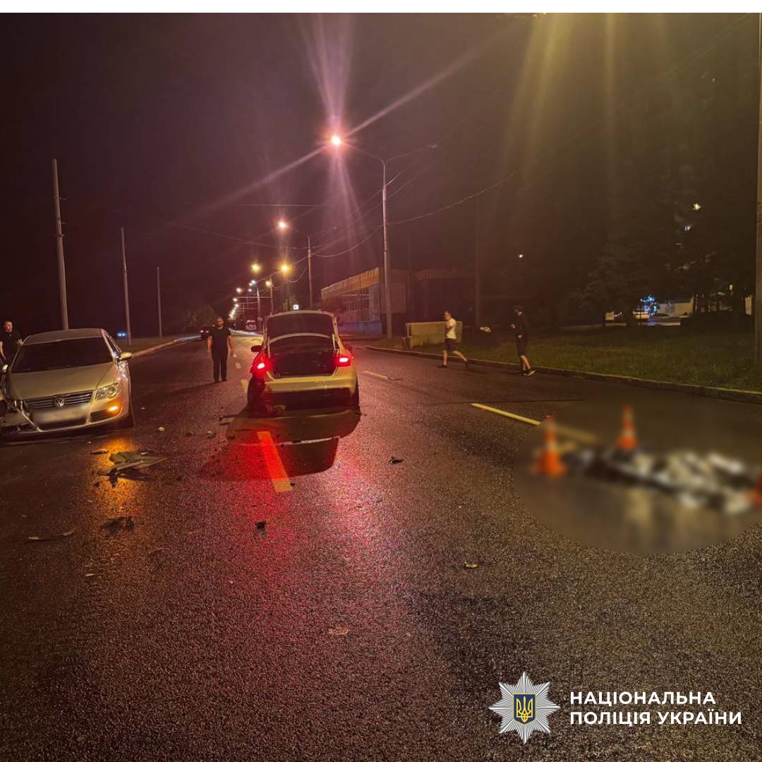 Поліцією затримано водія, який збив двох пішоходів у Немишлянському районі Харкова