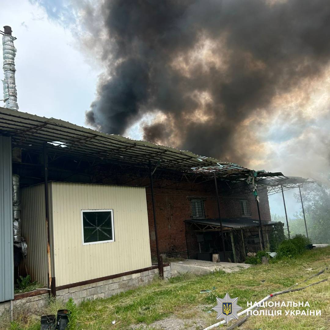 На фото наслідки ворожого обстрілу