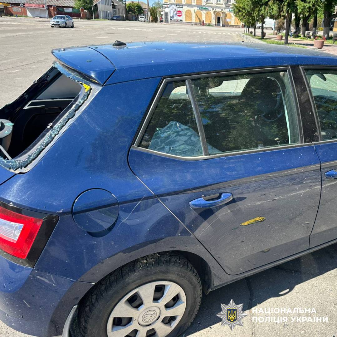 На фото наслідки ворожого обстрілу
